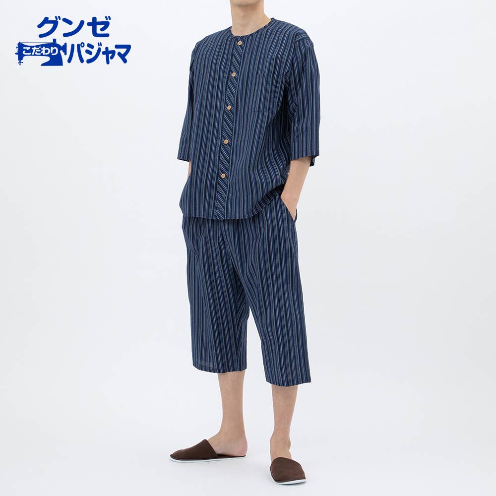 【寝るテコ】パジャマ　7分袖7分丈パンツ